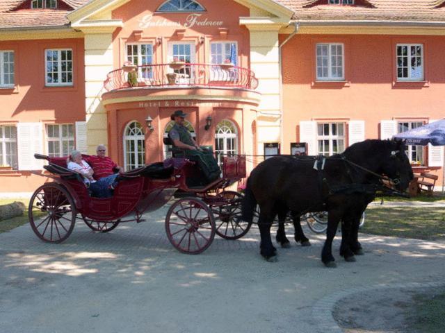 Hotel Altes Gutshaus-Federow Exterior foto